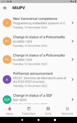 miUPV android App screenshot 13